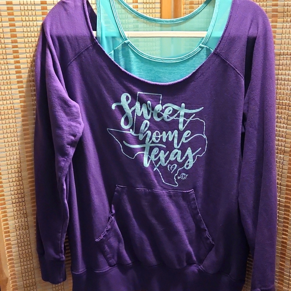 Purple Texas Sweatshirt
